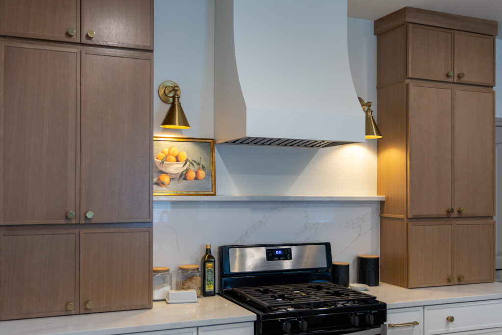 White Oak Slim Shaker Cabinets
